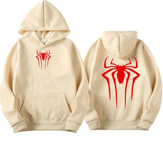 Casual fashion printed spider hoodie for men (5) Casual fashion printed spider hoodie for men (5)