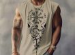 Daily sports sleeveless print sleeveless men tank tops (1)
