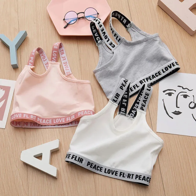Girls camisole summer developmental stage kids tank tops (1) Girls camisole summer developmental stage kids tank tops (1)
