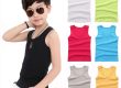Kids underwear boys vests children cotton tank top (1)