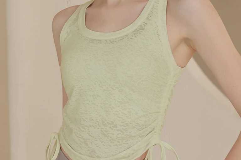 Mesh running vest shockproof sports gym tank top (5)