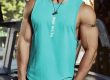 New summer gym bodybuilding fitness men tank tops (1)