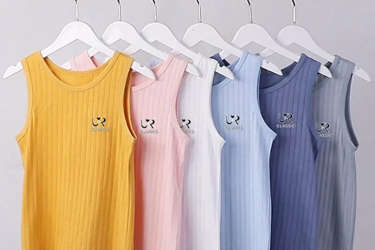 Soft teenager bottom summer sleeveless kids tank tops (1)