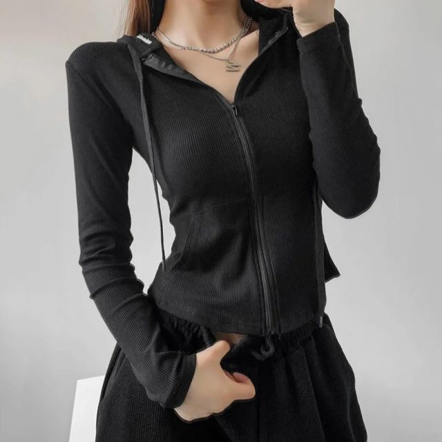 Street style zipper up slim long sleeve shirts (1) Street style zipper up slim long sleeve shirts (1)