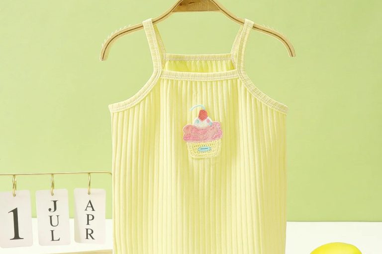 Summer girls outfits tank tops sleeveless tops for kids (4)