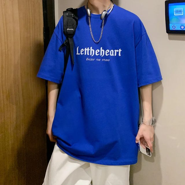 Summer harajuku fashion letter streetwear t shirt (1)