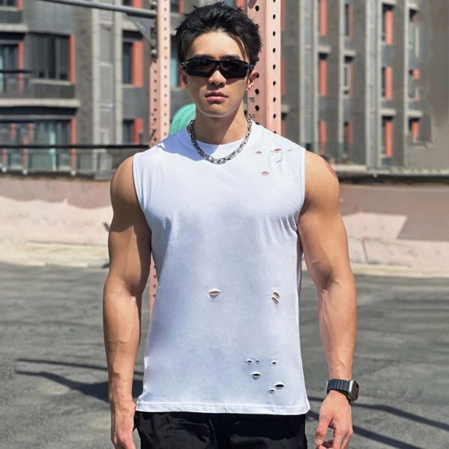 Summer new casual round neck sleeveless mens tank tops (1) Summer new casual round neck sleeveless mens tank tops (1)