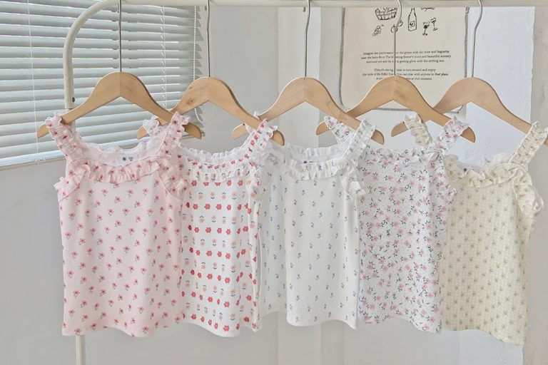 Summer singlet cute baby underwear toddler kids tank tops (2)
