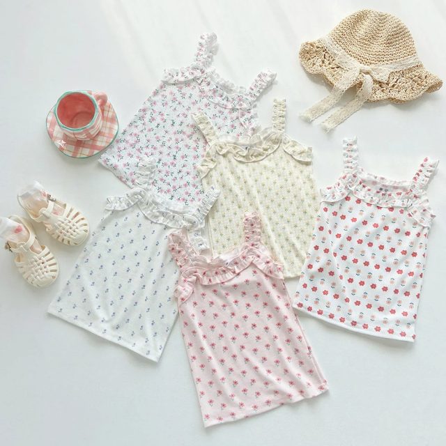 Summer singlet cute baby underwear toddler kids tank tops (4) Summer singlet cute baby underwear toddler kids tank tops (4)