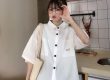 Vintage casual blouse short sleeve polo shirt (6)
