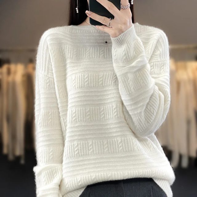 Winter Thickened New Soft Sweater Jacket Women (1)