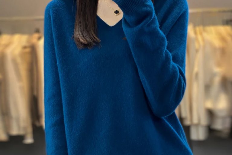 Women hooded soft jumper fashion warm sweater (4)