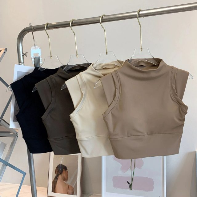 Women sportswear workout fitness gym tank top (1)